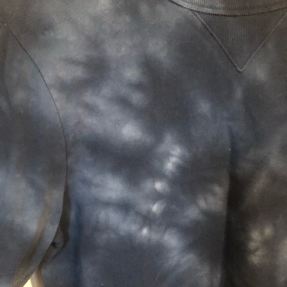 Beautiful indigo blue crew neck sweatshirt - SMALL - Picture 3 of 6